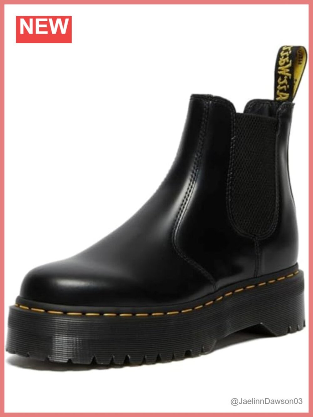 Dr. Martens 2976 Quad Chelsea Boots Leather Mid-Heel